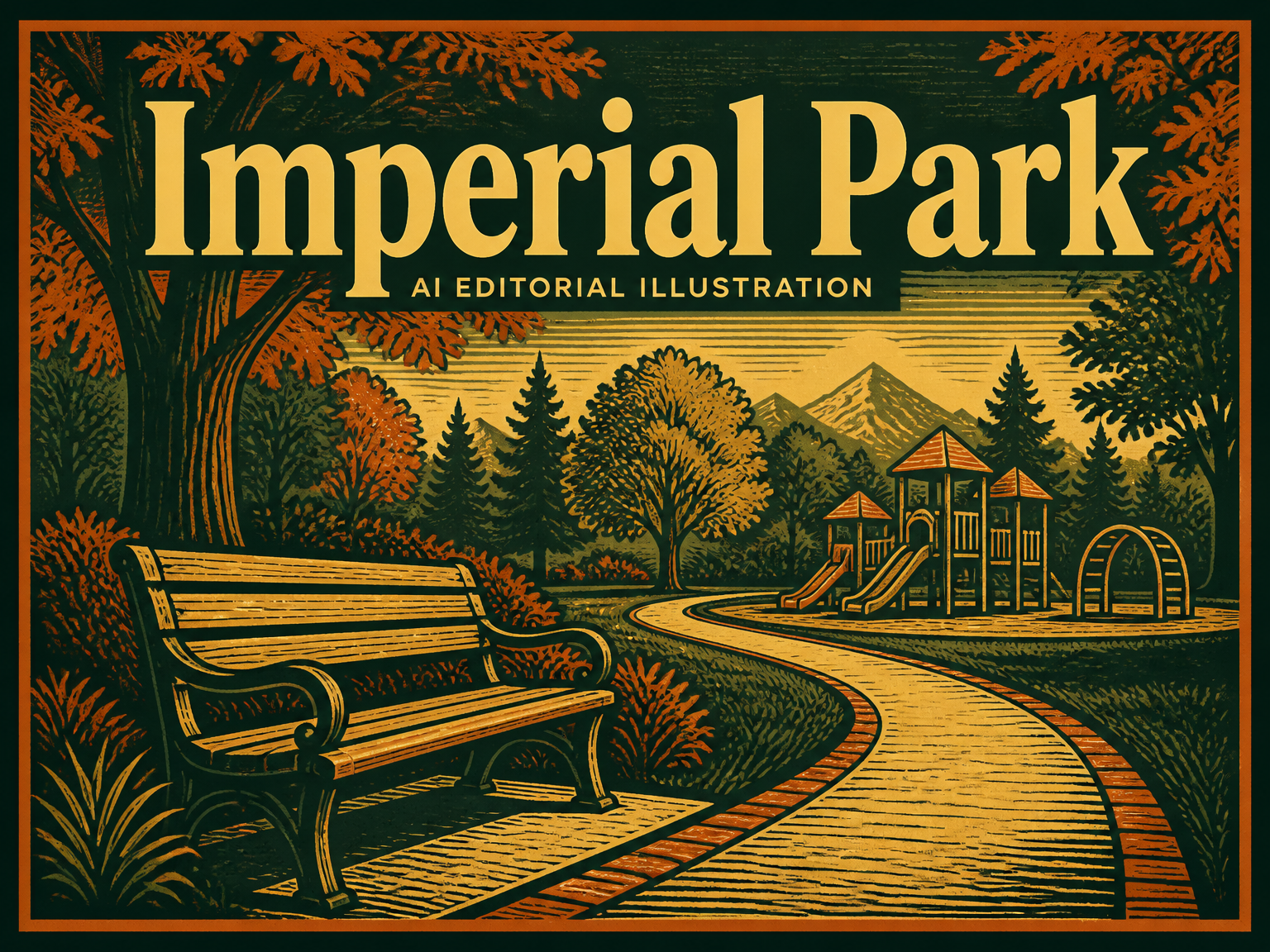 AI-generated editorial illustration for Imperial Park