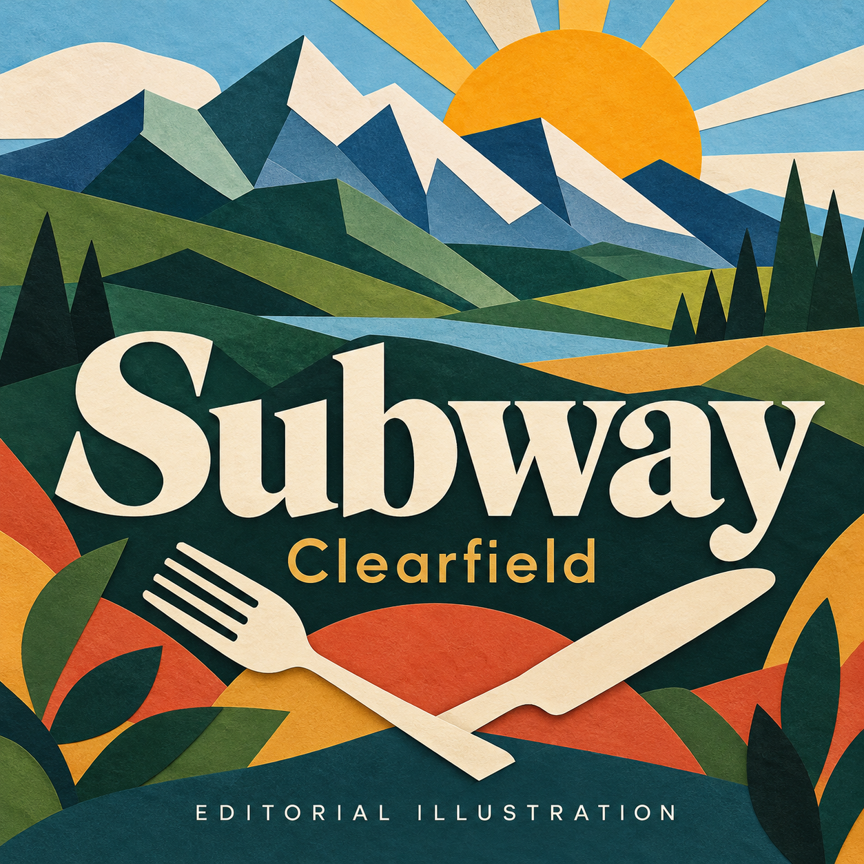 AI-generated editorial illustration for Subway